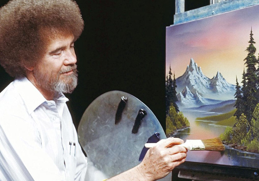Bob Ross’un Resimleri Virginia’da Bulundu