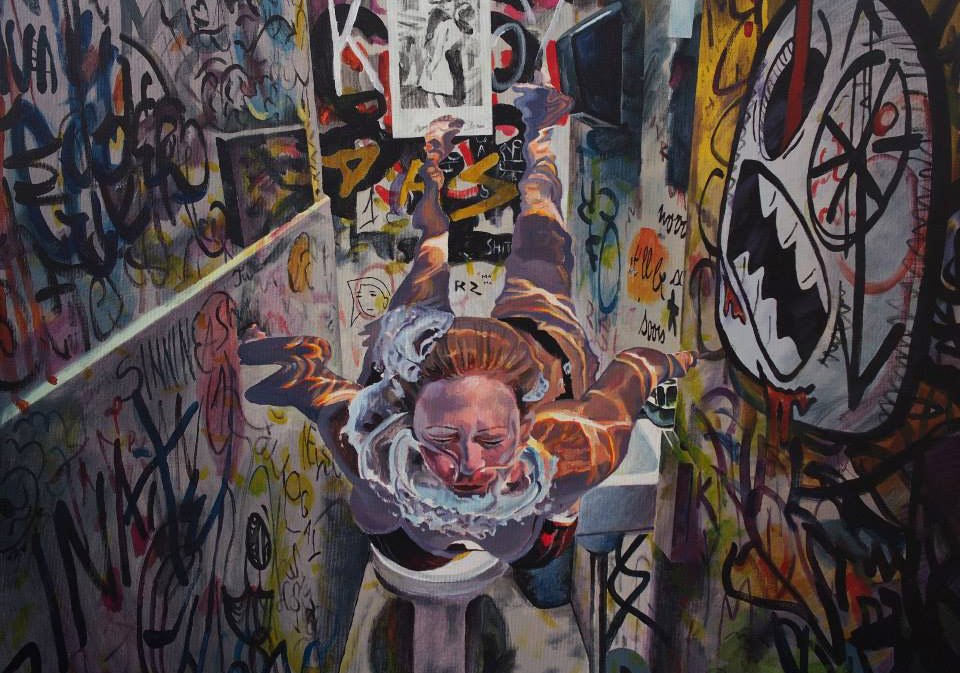 Yüzen Sürrealist Figürler