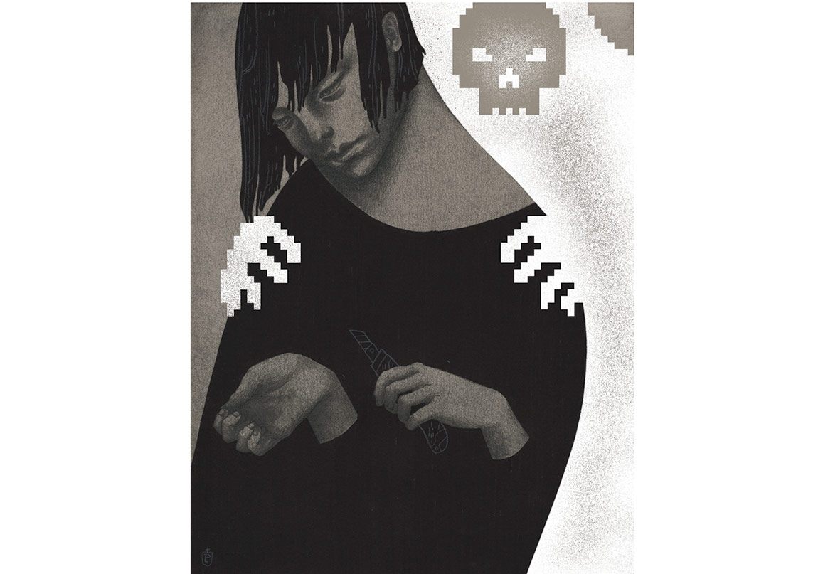 Mistisizmden Beslenen Karamsar İllüstrasyonlar