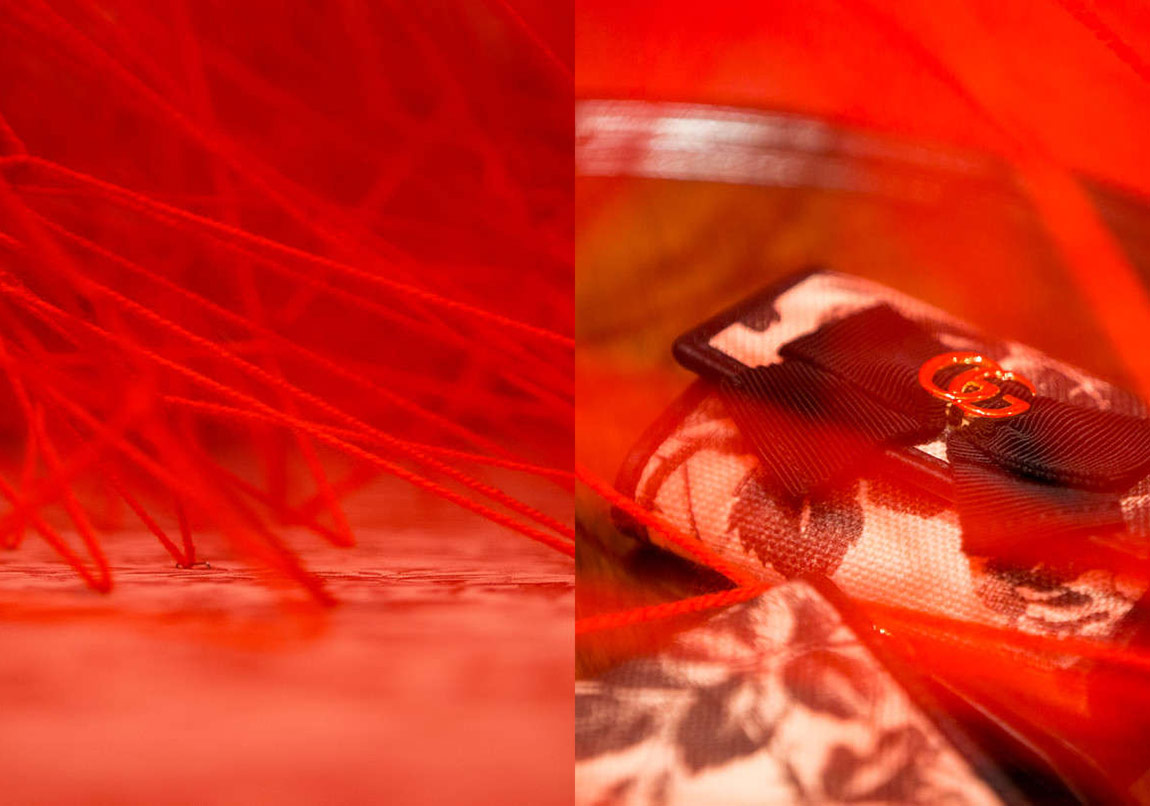 Gucci Mağazasında Dev Kırmızı Bir Labirent