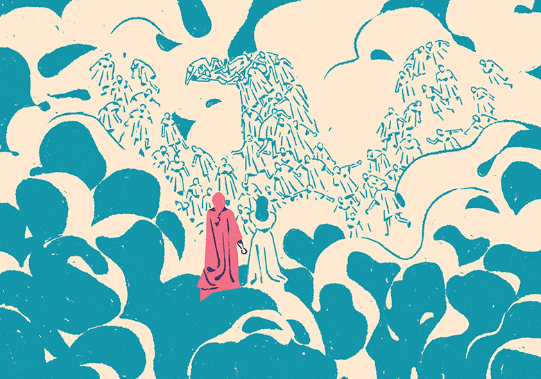 Şehrin Kaosu İllüstrasyonlara Yansıyor