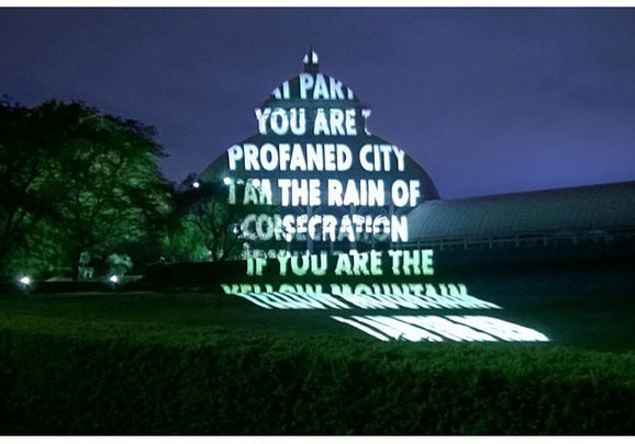 Jenny Holzer'ın İbiza Çıkartması