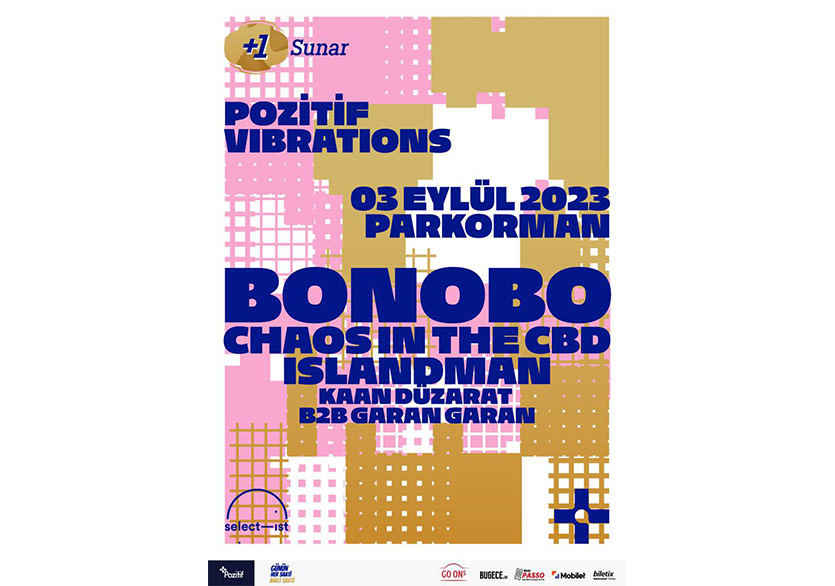 +1 Sunar: Pozitif Vibrations 3 Eylül’de Parkorman’da