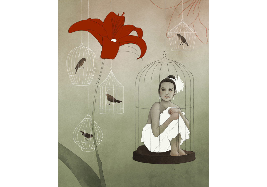 Masallar ve Kötü Ruhlardan Beslenen İllüstrasyonlar