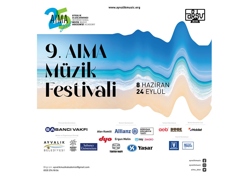 Ayvalık 9. AIMA Müzik Festivali Başlıyor