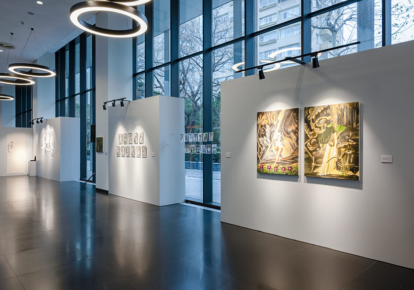 Gonca Sezer’in “Yaşarken Açılan Kapı” Sergisi Quick Art Space’te