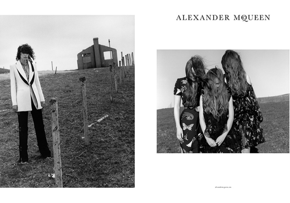 Alexander McQueen'in Yeni Kampanyasından Kareler