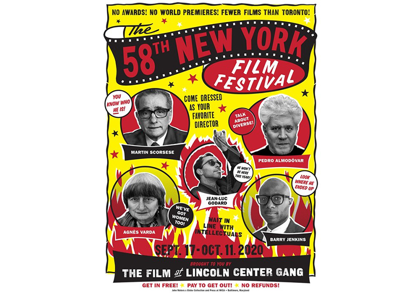 John Waters'ın 2020 New York Film Festivali Afişine Göz Atın