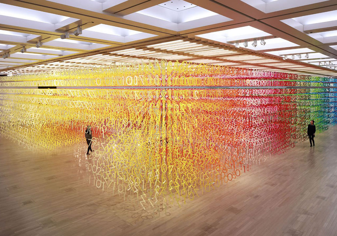 Sayılardan Oluşan Renkli Bir Orman
