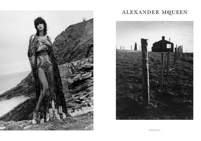 Alexander McQueen'in Yeni Kampanyasından Kareler