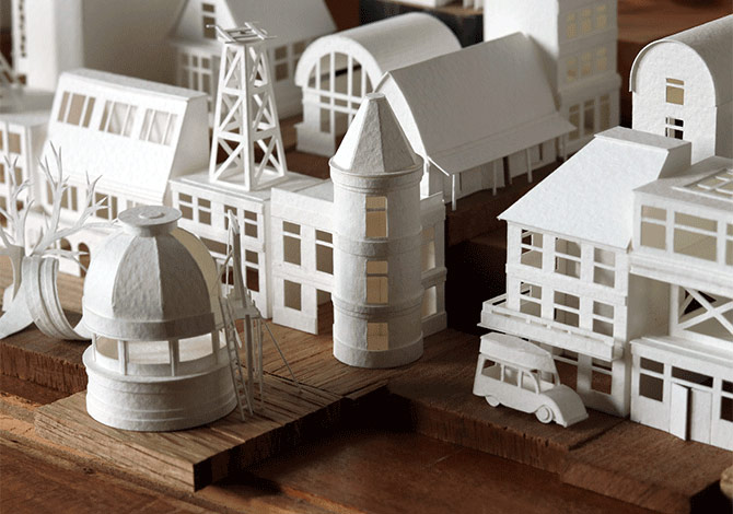 Kağıttan İnşa Edilen Mimari Yapılar