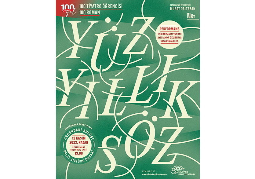 100 Tiyatro Öğrencisinden “yüz yıllık SÖZ” Performansı