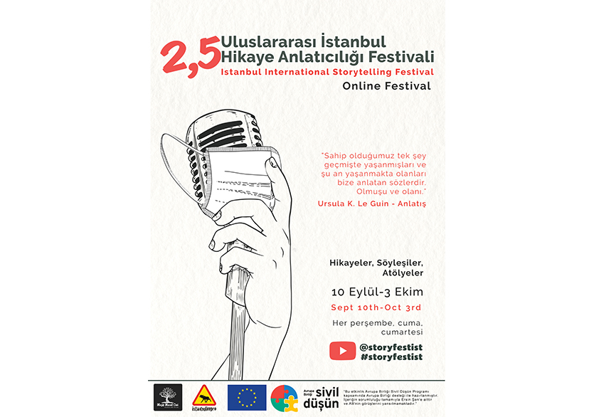 2.5 Uluslararası İstanbul Hikâye Anlatıcılığı Online Festivali Başladı