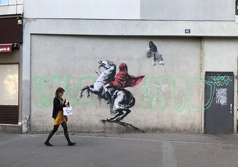 Banksy’nin Bu Defaki Hedefi Paris