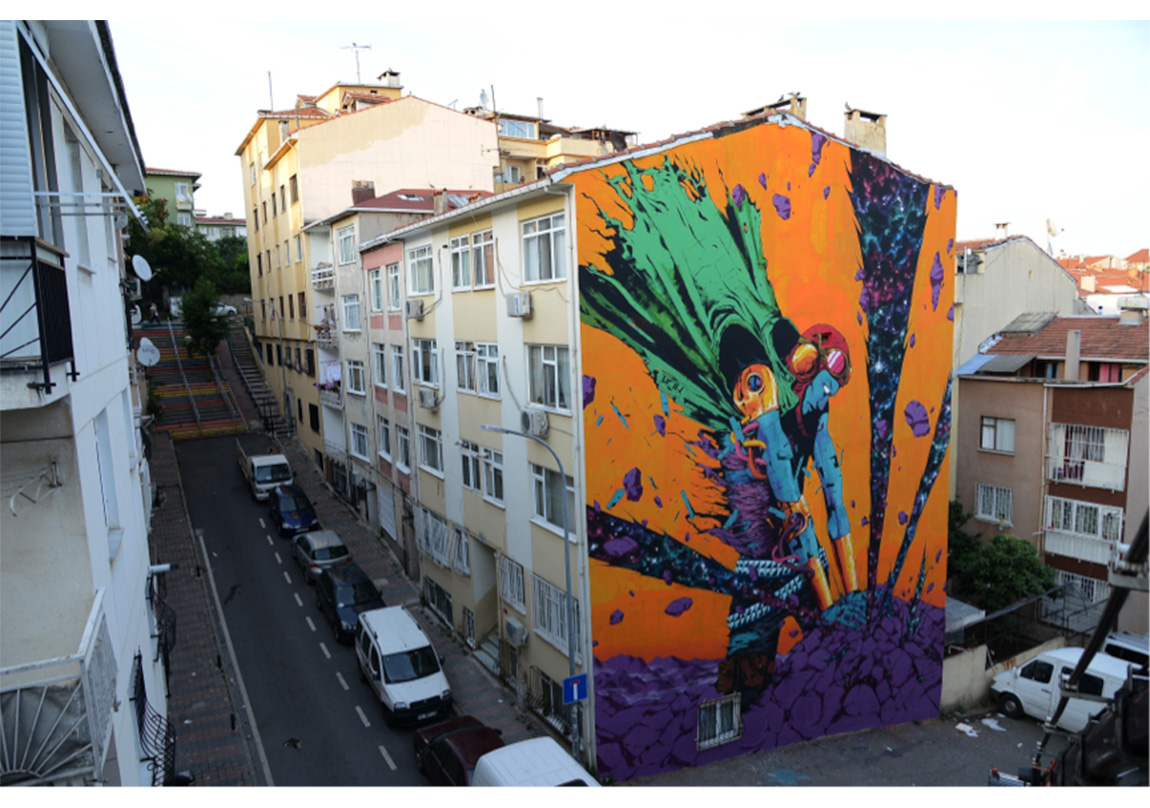 Mural İstanbul Bu Kez Kadıköy Belediyesi’nin Duvarlarını Renklendiriyor