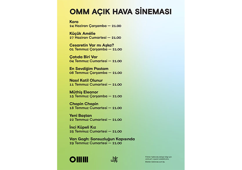 OMM- Odunpazarı Modern Müze’de Açık Hava Sineması 