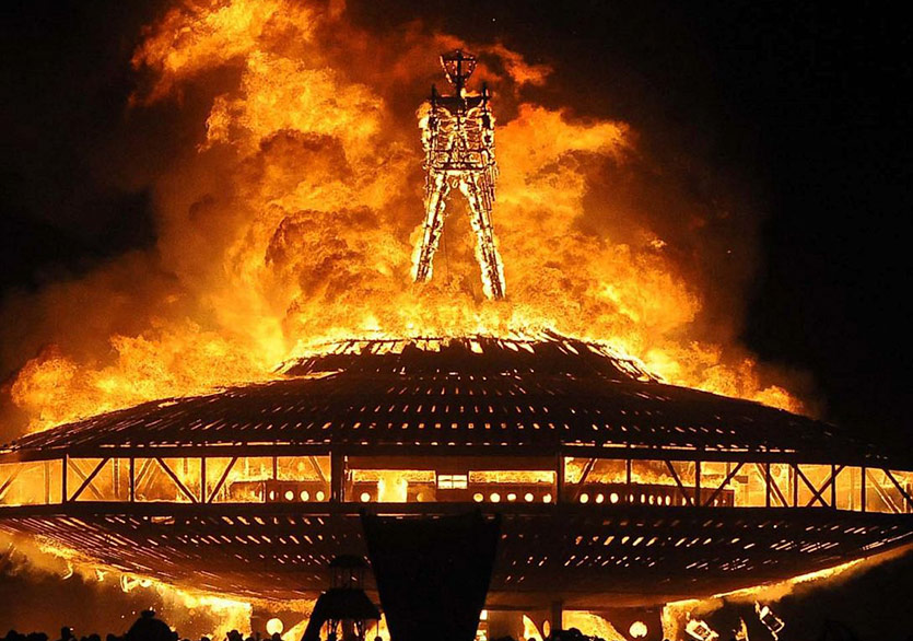 Burning Man Festivali Başladı