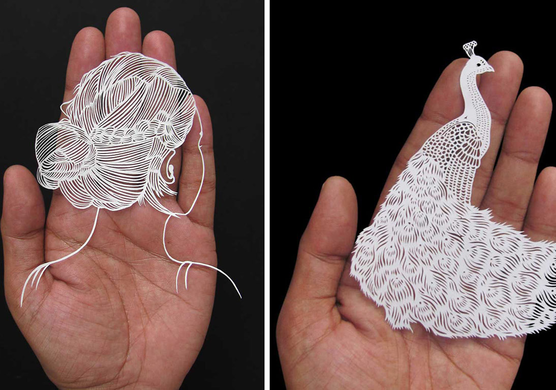 Kağıttan Mikro Heykeller