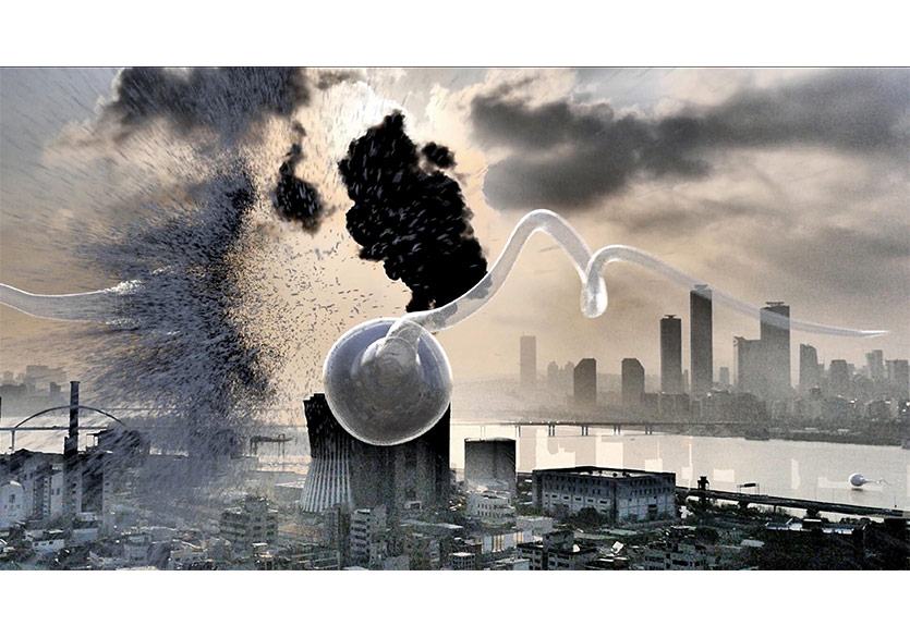 Fahrettin Örenli’nin “Şehrin Genleri -> Zihindeki Baloncuk” Sergisiyle .artSümer’de