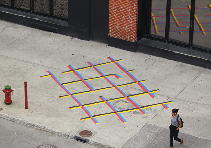 Mathieu Connery’nin Akıl Karıştırıcı Zemin Resimleri
