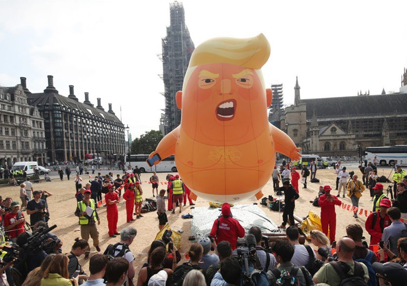 Müzeler Trump Baby’nin Peşinde!