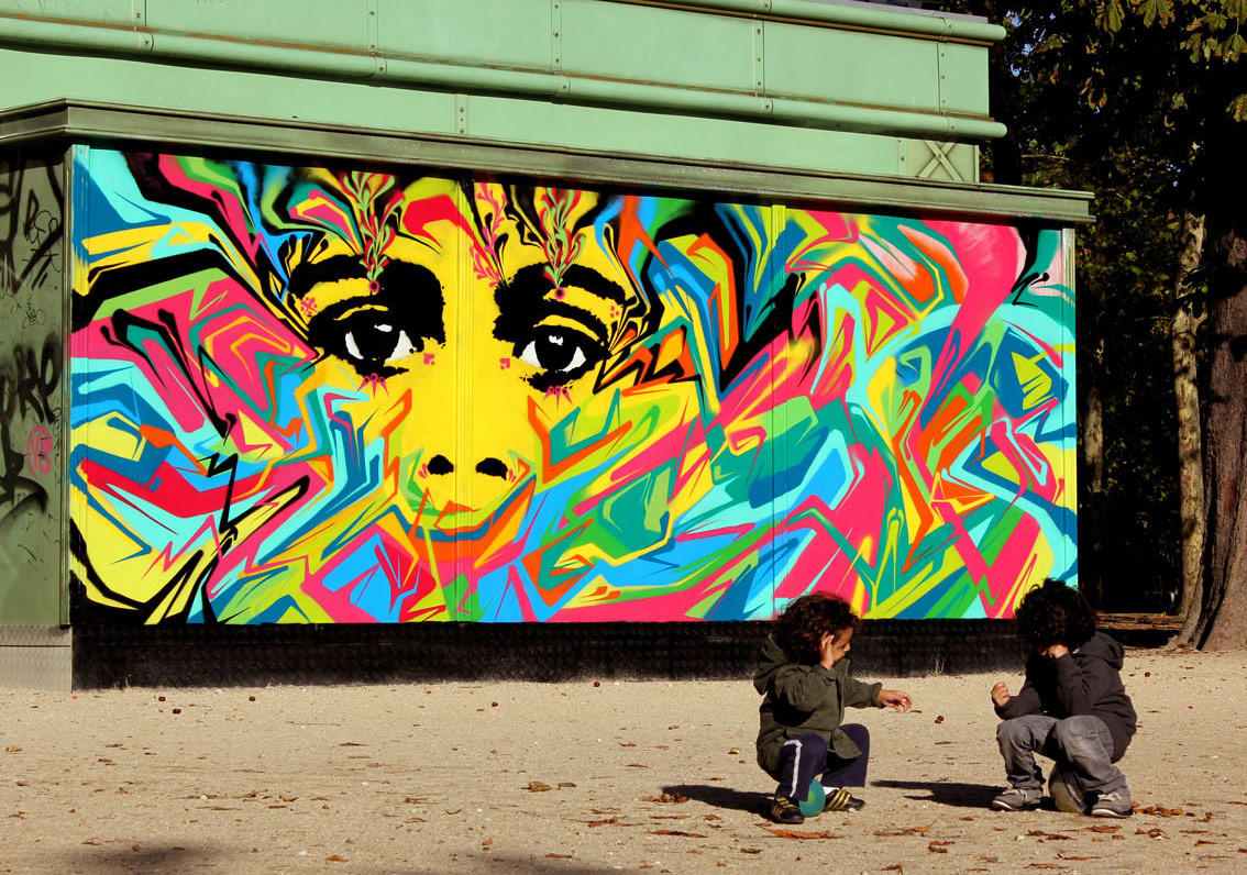 İnsan Portreleri Sokak Resimlerine Dönüşürse