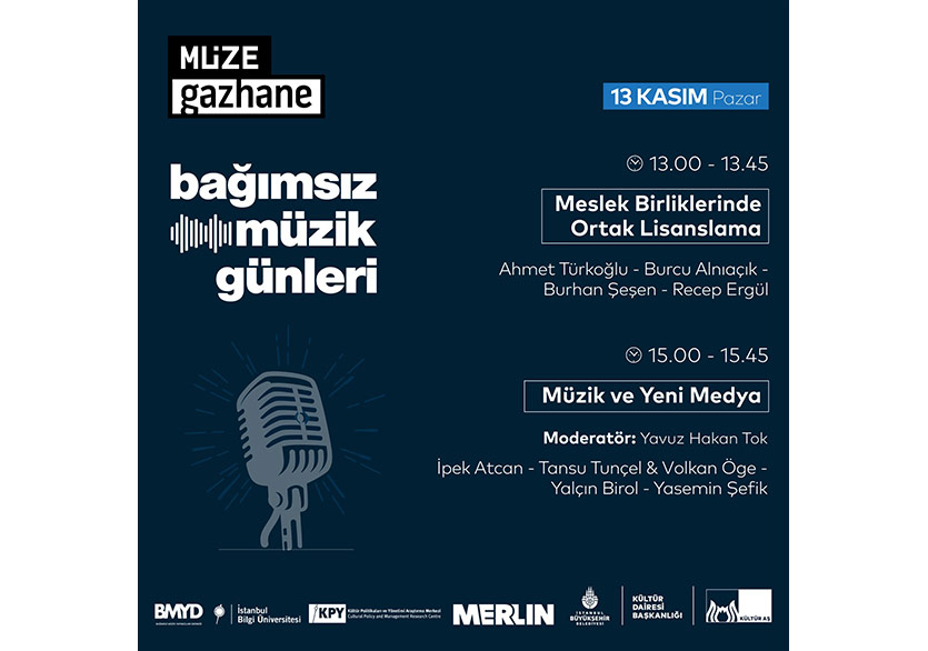 “Bağımsız Müzik Günleri” 13 Kasım’da Müze Gazhane’de Gerçekleşecek