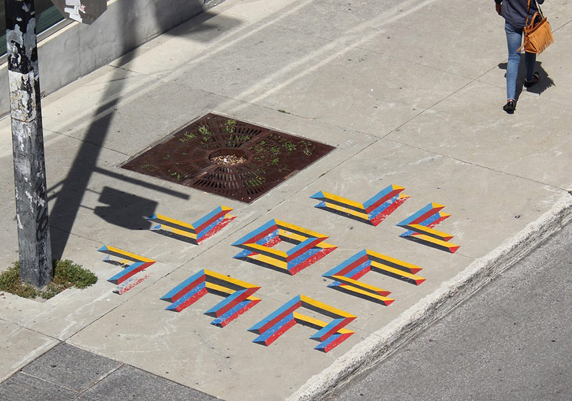 Mathieu Connery’nin Akıl Karıştırıcı Zemin Resimleri
