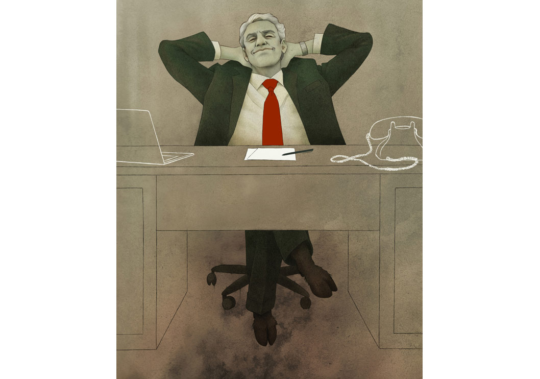 Masallar ve Kötü Ruhlardan Beslenen İllüstrasyonlar