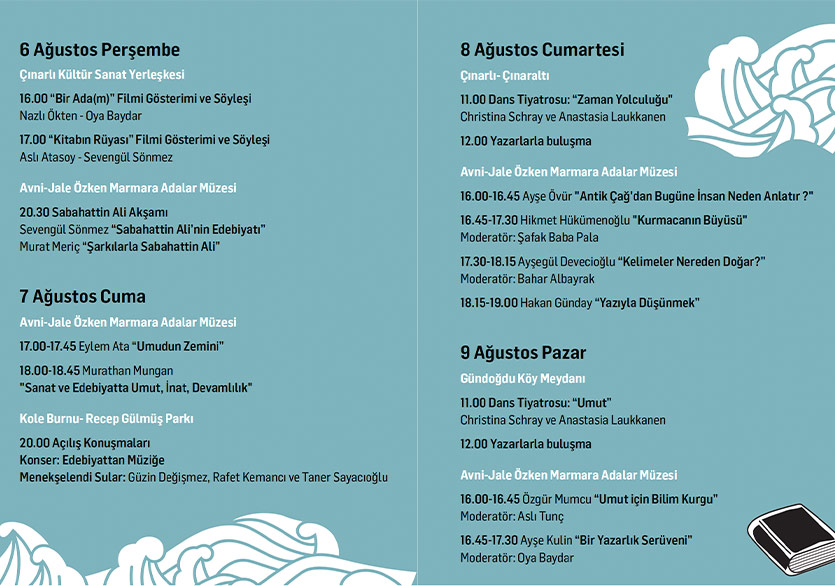 5. Marmara Adası Edebiyat Festivali 6 Ağustos’ta Başlıyor