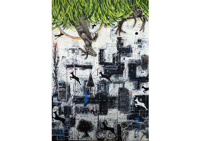 Nursun Hafızoğlu’nun “Yersiz Yurtsuz” Sergisi Gru Art Gallery’de